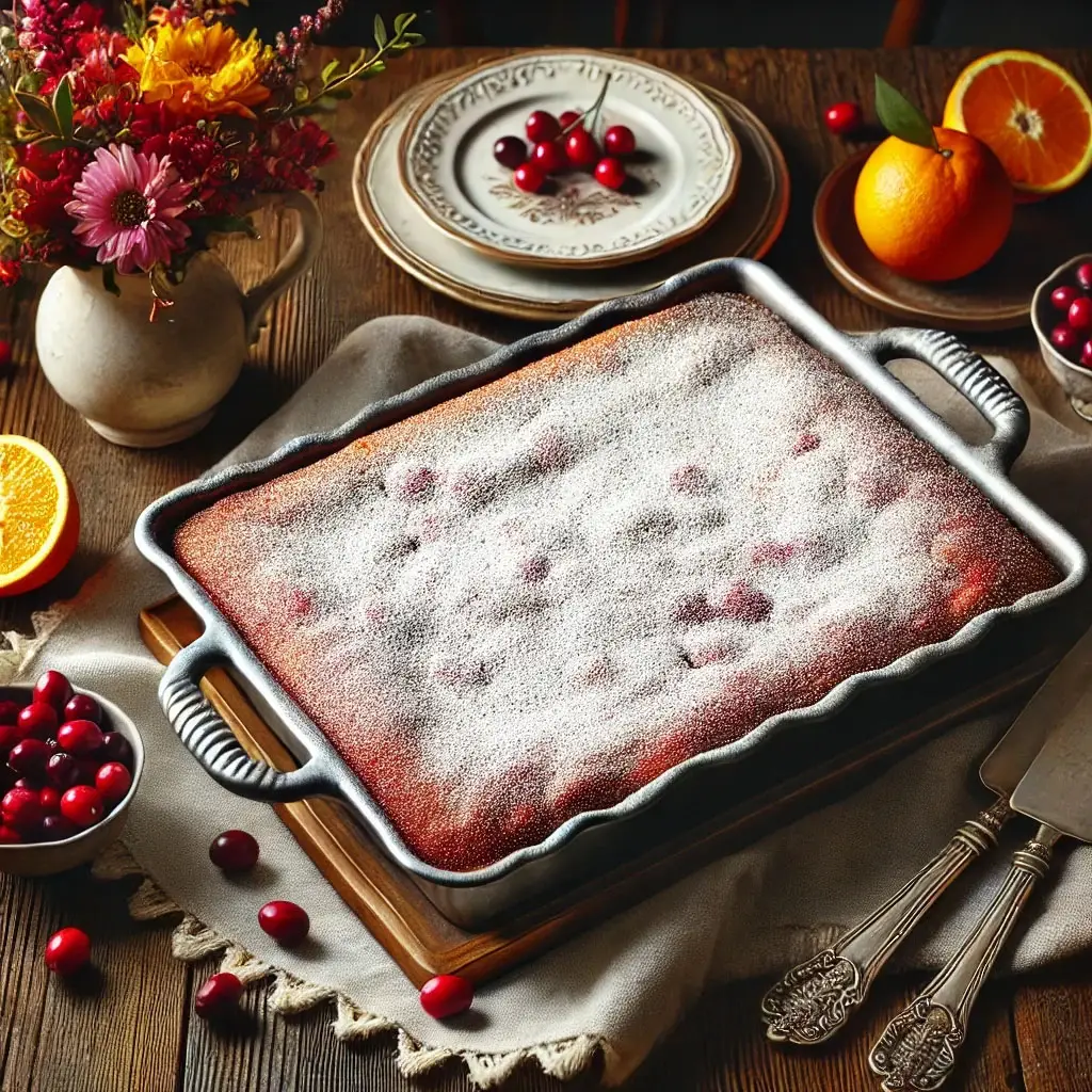 Cranberry Orange Dump Cake