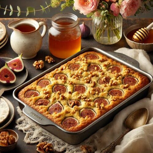 Honey Fig Dump Cake Recipe Image