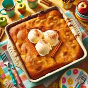 Apple Cinnamon Roll Dump Cake Recipe Image