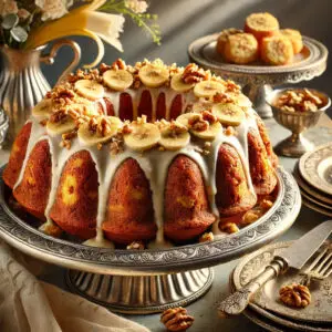 Banana Nut Bundt Dump Cake