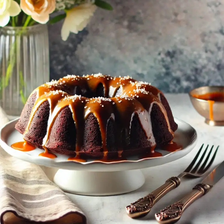 Chocolate Caramel Bundt Dump Cake