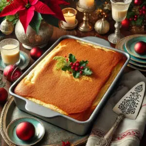 Eggnog Dump Cake