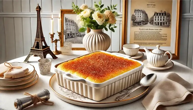 French Crème Brûlée Dump Cake