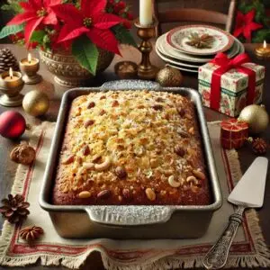 Fruitcake Dump Cake Recipe Image