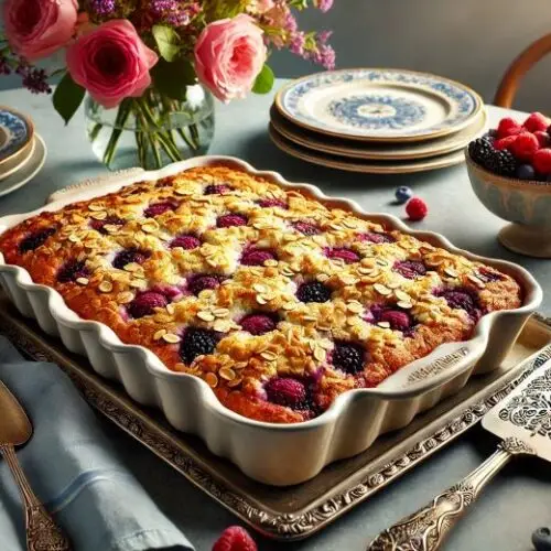 Gluten-Free Berry Bonanza Dump Cake Recipe Image