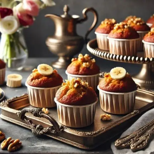 Mini Banana Nut Dump Cakes Recipe Image