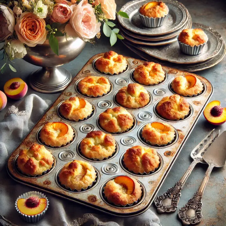 Mini Peach Cobbler Dump Cakes