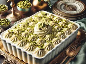 No-Bake Pistachio Pudding Dump Cake