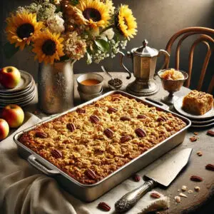 Oatmeal Apple Pie Dump Cake