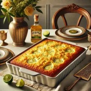 Tequila Lime Dump Cake Recipe Image