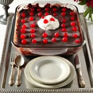 Frozen Cherry Cola Dump Cake Recipe Image