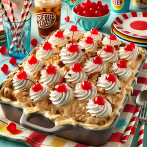 Root Beer Float Dump Cake