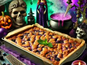 Witch's Brew Blackberry Dump Cake