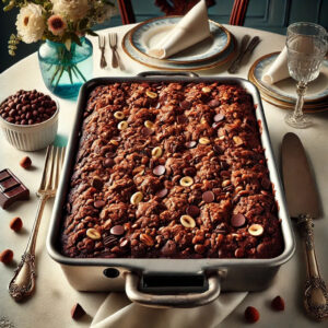 Atkins Chocolate Hazelnut Dump Cake