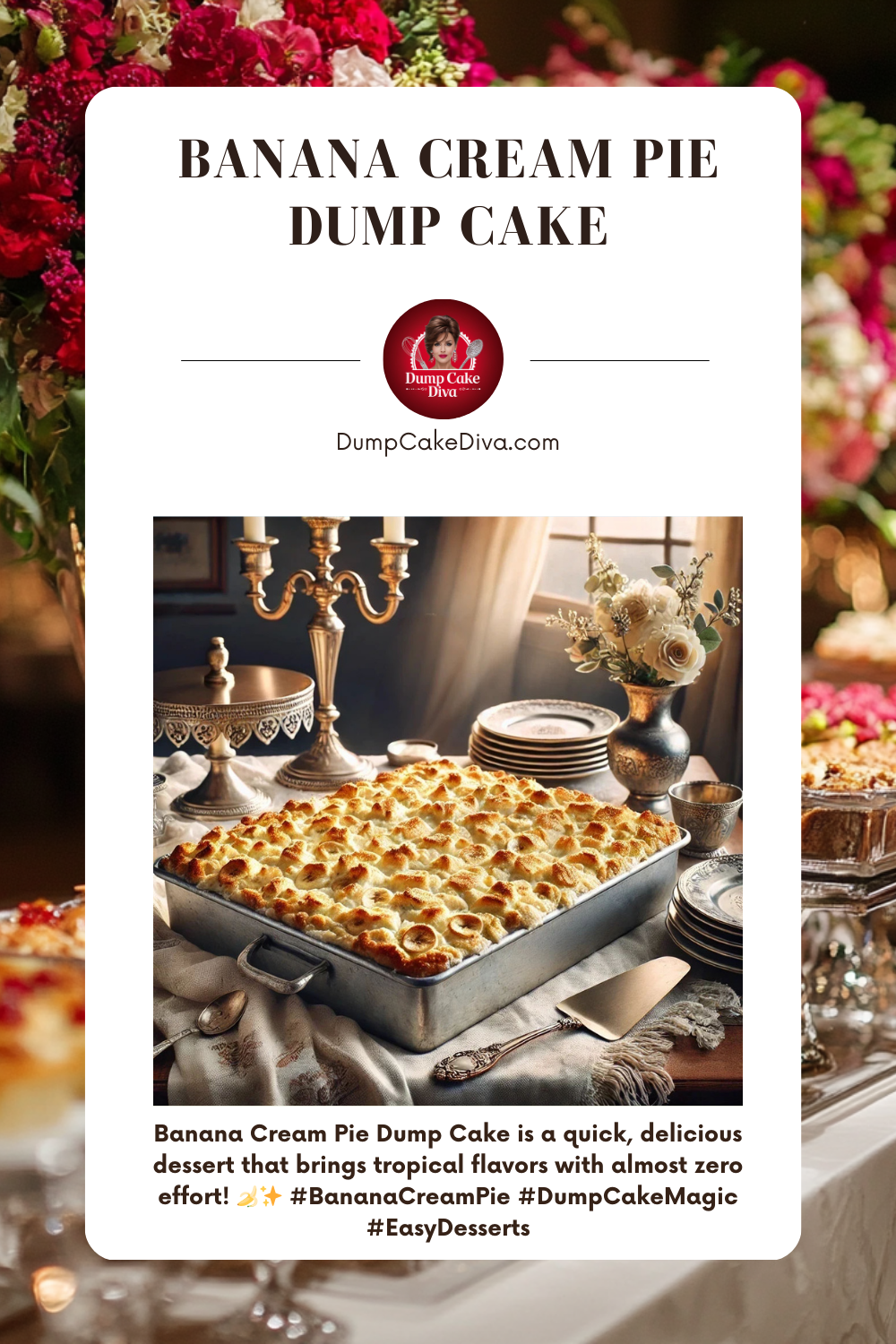 Image result for Banana Cream Pie Dump Cake - Dump Cake Diva