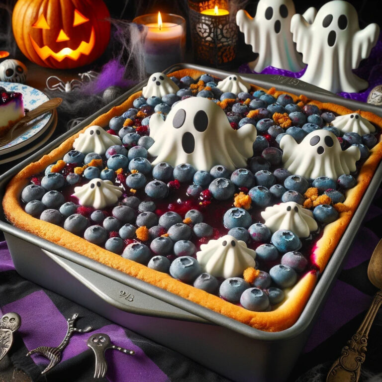 Boo Berry Cheesecake Dump Cake