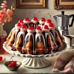 Cherry Cola Bundt Dump Cake Recipe Image