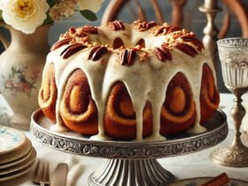 Cinnamon Roll Bundt Dump Cake