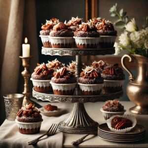 Mini German Chocolate Dump Cakes Recipe Image