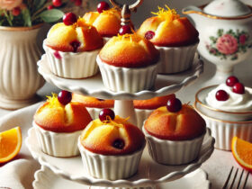 Mini Orange Cranberry Dump Cakes