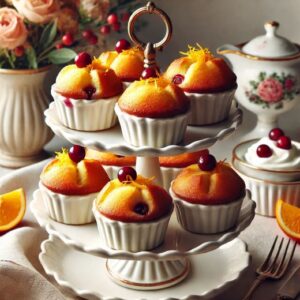 Mini Orange Cranberry Dump CakesRecipe Image