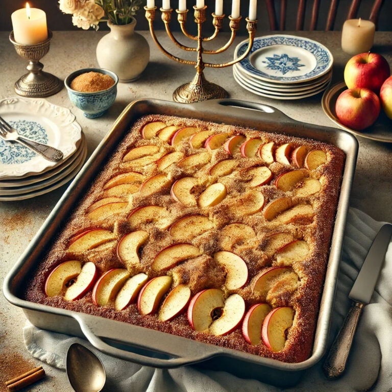 Apple Cinnamon Hanukkah Dump Cake