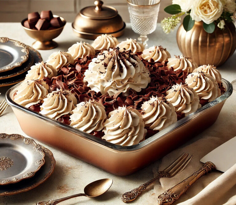 French Silk Pie Dump Cake