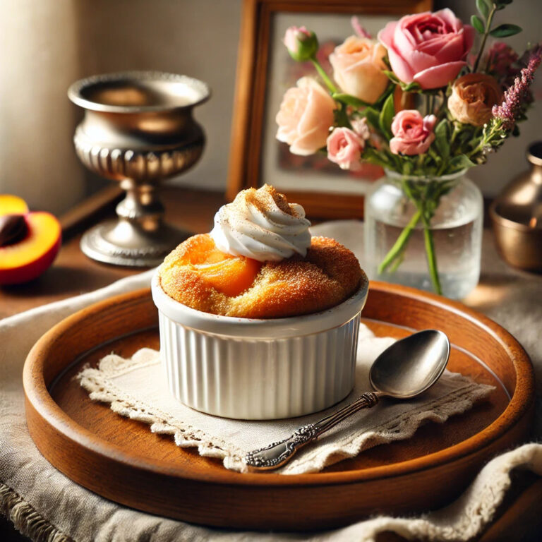 Mini Peach Cobbler Dump Cake