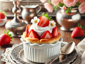 Mini Strawberry Cheesecake Dump Cake