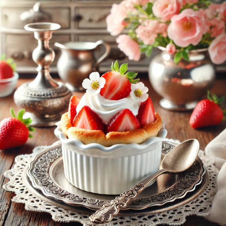 Mini Strawberry Cheesecake Dump Cake