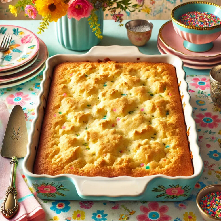 Cream Soda Vanilla Dump Cake