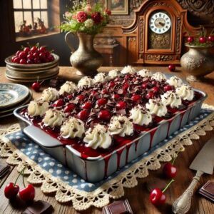 German Black Forest Dump Cake Recipe Image