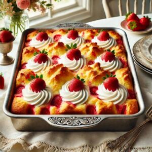 Strawberry Angel Food Dump Cake Recipe Image