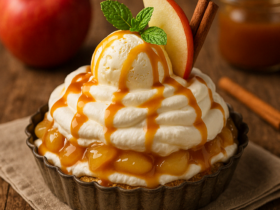 Caramel Apple No-Bake Dump Cake
