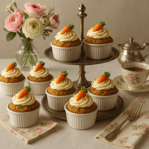 Mini Carrot Cake Dump Cakes