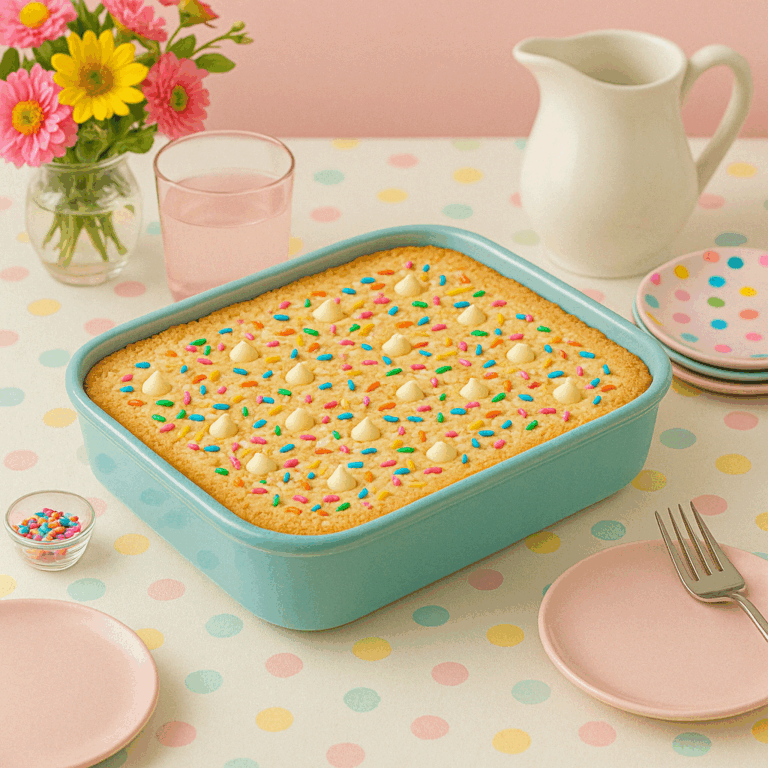 Sugar Cookie Dump Cake