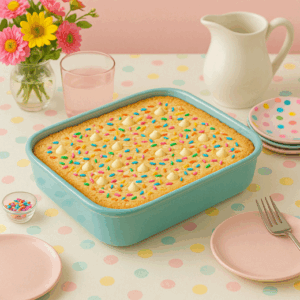 Sugar Cookie Dump Cake Recipe Image