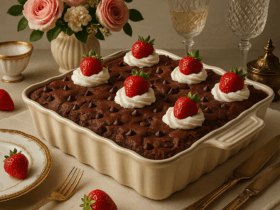 Neopolitan Dump Cake