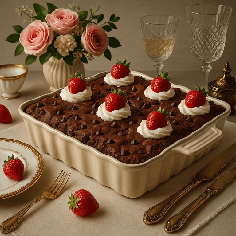 Neopolitan Dump Cake