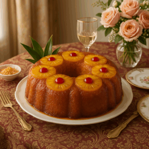 Pineapple Upside-Down Bundt Dump Cake Recipe Image