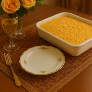 Tropical Banana Pineapple No-Bake Dump Cake