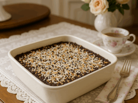 Keto Almond Joy Dump Cake