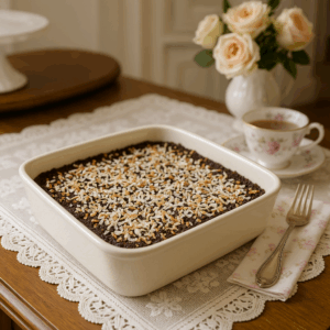 Keto Almond Joy Dump Cake