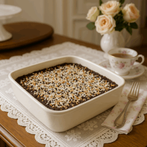 Keto Almond Joy Dump Cake Recipe Image