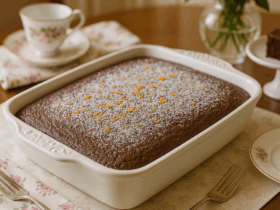 Orange Soda Chocolate Dump Cake