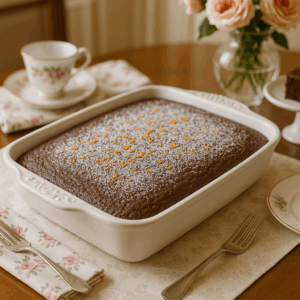 Orange Soda Chocolate Dump Cake