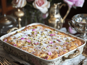 Turkish Delight Dump Cake