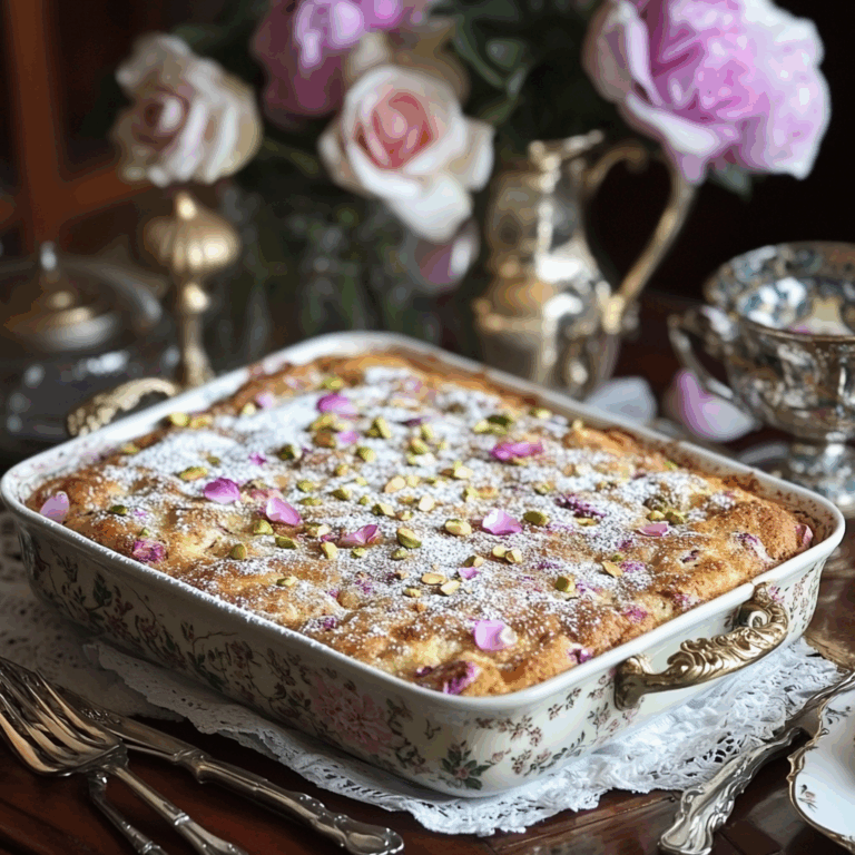 Turkish Delight Dump Cake