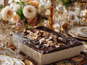 Chocolate Almond Ricotta Dump Cake