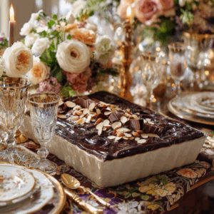 Chocolate Almond Ricotta Dump Cake